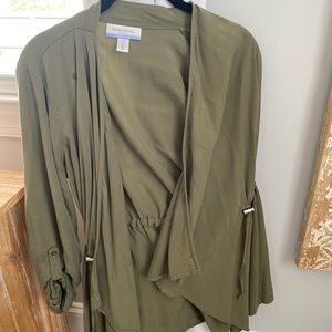Motherhood maternity olive nursing jacket